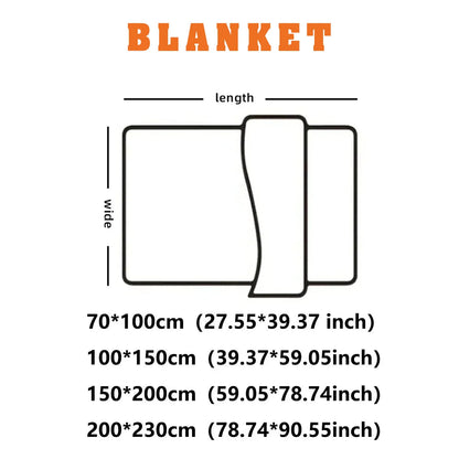 IHX Solid Color Imitation Rabbit Plush Milk Plush Thickened Thermal Leisure Home Blanket Office Nap Blanket, Custom Blanket Size    Your Coastal Marketplace | Shoreshopper.com