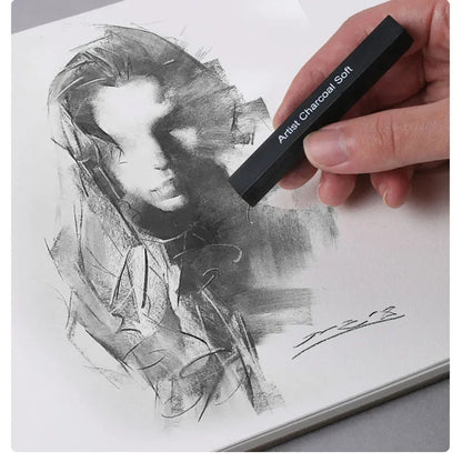6pcs Set Square Sketch Carbon Stick Compressed Carbon Bar Drawing Carbon Pen Artist Drawing Carbon Bar Carbon Bar Art Supplies    Home Decor Supply | Online Retail | ShoreShopper.com