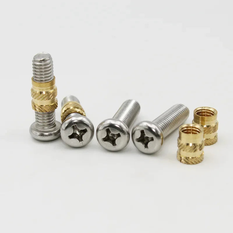 420/500Pcs Stainless Steel Heat Insert Nut TS100 Brass Hot Melt Insert Nuts for Welding Internal Thread Head Bolt Insert    Home Decor Supply | Online Retail | ShoreShopper.com