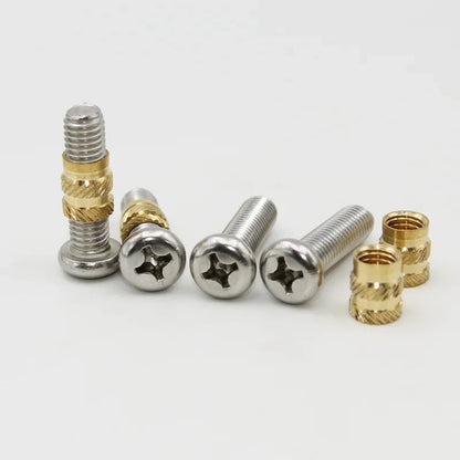 420/500Pcs Stainless Steel Heat Insert Nut TS100 Brass Hot Melt Insert Nuts for Welding Internal Thread Head Bolt Insert    Home Decor Supply | Online Retail | ShoreShopper.com