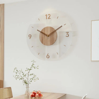 Hot Wall Clock Living Room Decoration Solid Wood Creative Silent Nordic Simple Quartz Clock Luxury Wall Watch Decor Fashion    Home Decor Supply | Online Retail | ShoreShopper.com