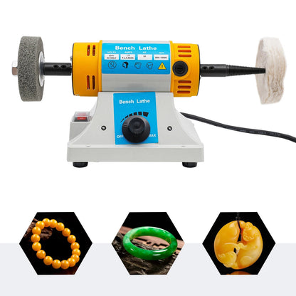 320W Polisher Grinder Machine 10000R/min Anti-rust Benchtop Polisher Grinder for Cutting and Carving for Jewelry/Wood/Dental    Home Decor Supply | Online Retail | ShoreShopper.com