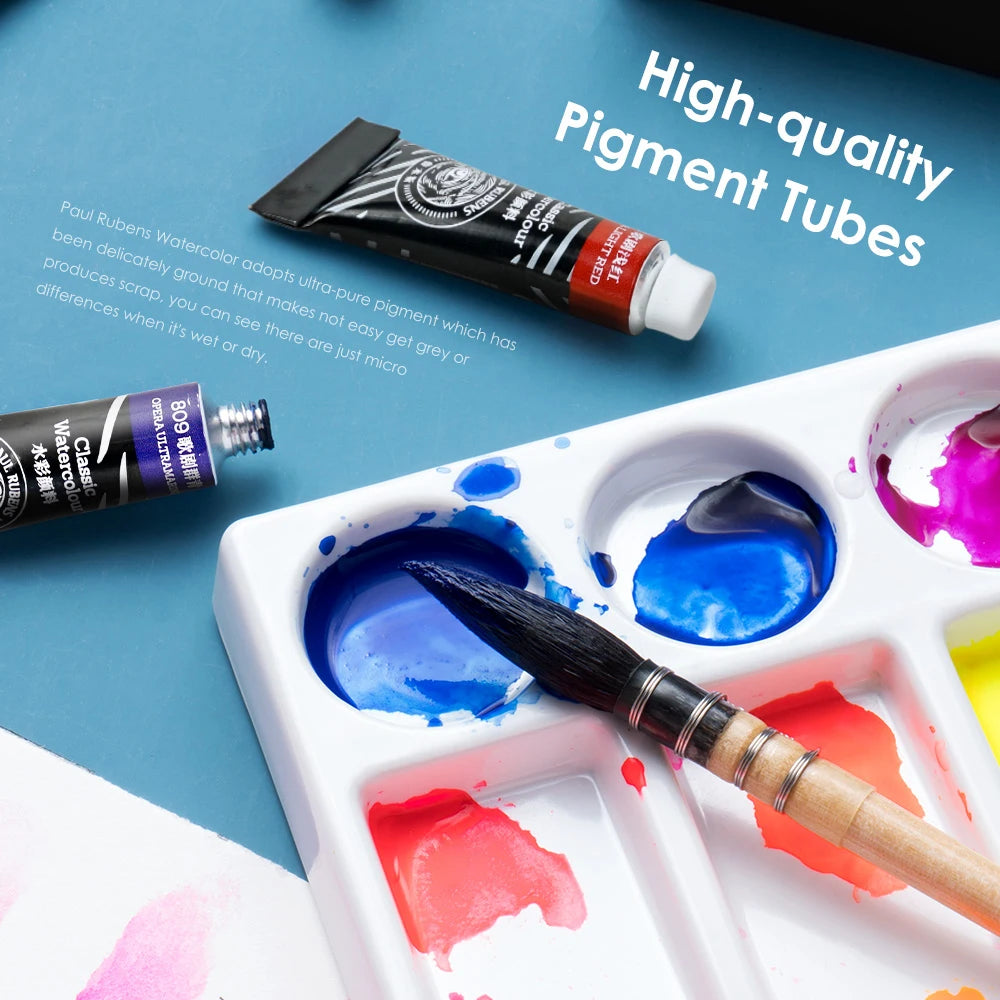 Paul Rubens Professional Watercolors Paint 14 Colors X 5ml Tube High Color Non-toxic Watercolor Set Art and Drawing Supplies    Home Decor Supply | Online Retail | ShoreShopper.com