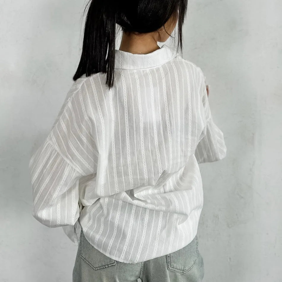 New Fashion White Shirts Women Long Sleeve Oversize Blouse New Spring Summer Basic Tops Cotton Chic Shirt for Women 100% Cotton    Your Coastal Marketplace | Shoreshopper.com
