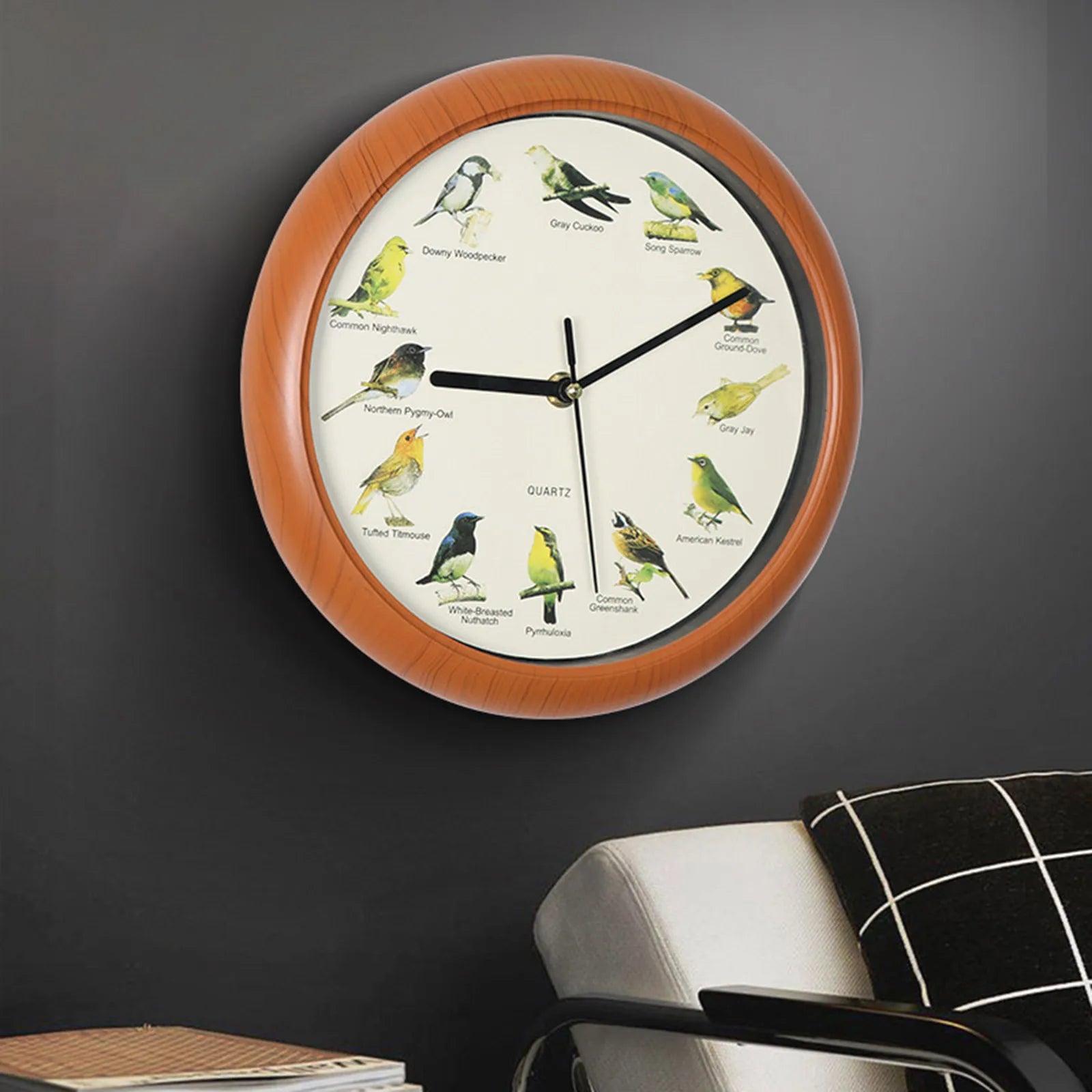 Wall Hanging Clock Decor Singing Bird Wall Clock Bird Clock With Sound Hanging Clock Decor for Kitchen Walls Shelf Decoration    Home Decor Supply | Online Retail | ShoreShopper.com