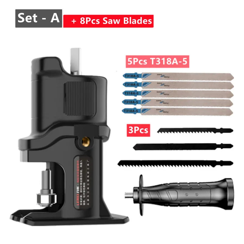 Portable Reciprocating Saw Adapter Electric Drill Modified Electric JigSaw Curve Saw Power Tool for Wood PVC Steel Pipe Cutting    Home Decor Supply | Online Retail | ShoreShopper.com