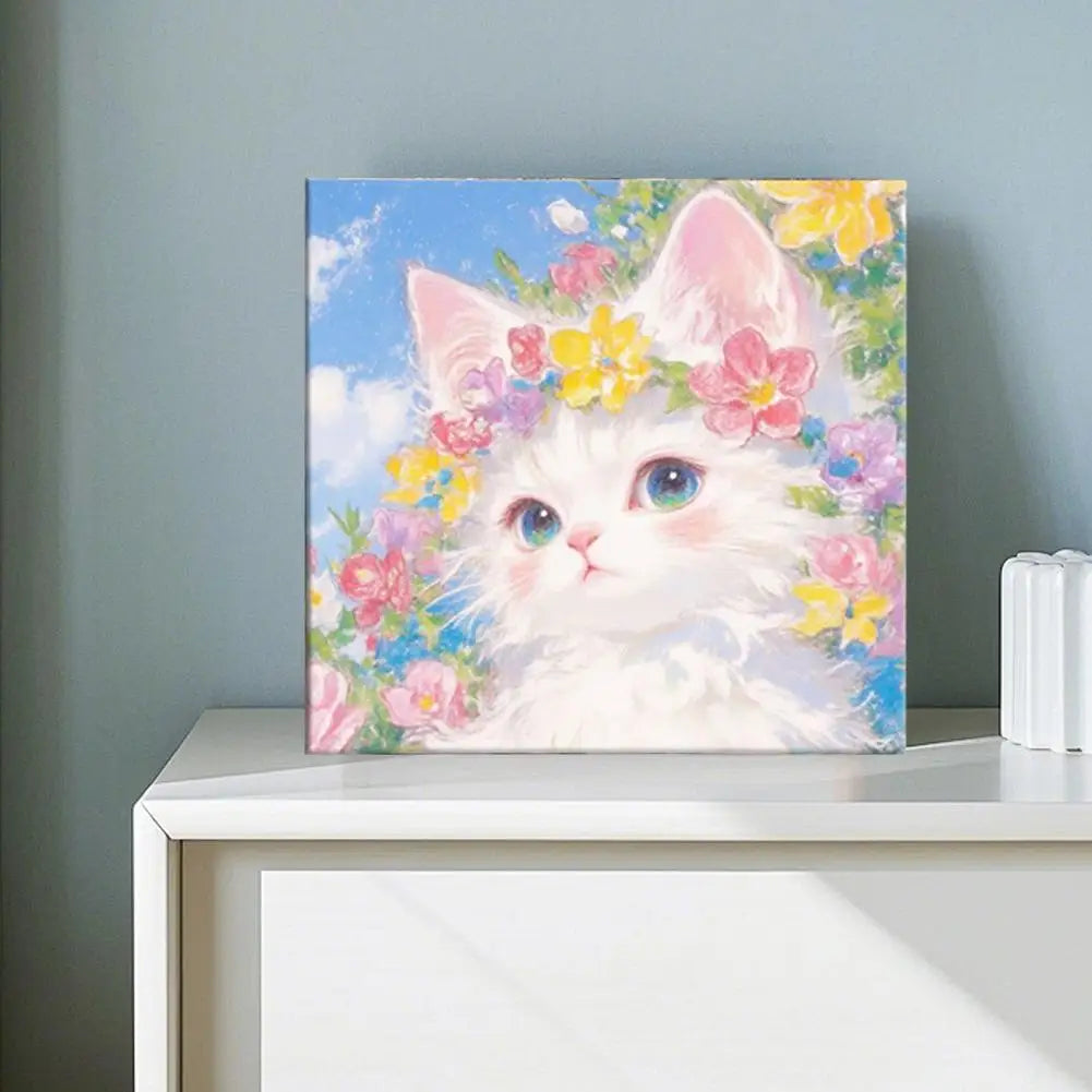 Oil Painting By Number House Tree DIY Digital Oil Painting Scenery Drawing Numbers Adults Kit Cat Handmade Gift Home Decor Gifts    Home Decor Supply | Online Retail | ShoreShopper.com