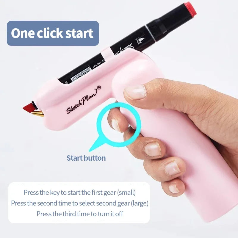 Art Electric Spray Pen Airbrush Set Inkjet Painting Brush Washable Spray Painting Hand Drawn Art Supplies Multi-function Color    Home Decor Supply | Online Retail | ShoreShopper.com