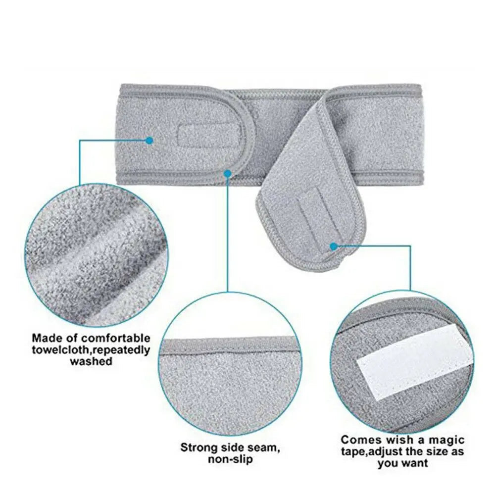 Women Headbands Wash Cosmetic Facial Caps Shower Makeup Head Band Hairband Tiara Turban Turban    Your Coastal Marketplace | Shoreshopper.com