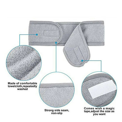 Women Headbands Wash Cosmetic Facial Caps Shower Makeup Head Band Hairband Tiara Turban Turban    Your Coastal Marketplace | Shoreshopper.com