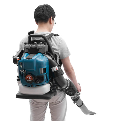 75.6CC  Backpack Leaf Blower, 4 Stroke Gas Powered Leaf Blower, with 498ft ³/s Powerful Blowing, 1.9L Large Fuel Tank    Home Decor Supply | Online Retail | ShoreShopper.com