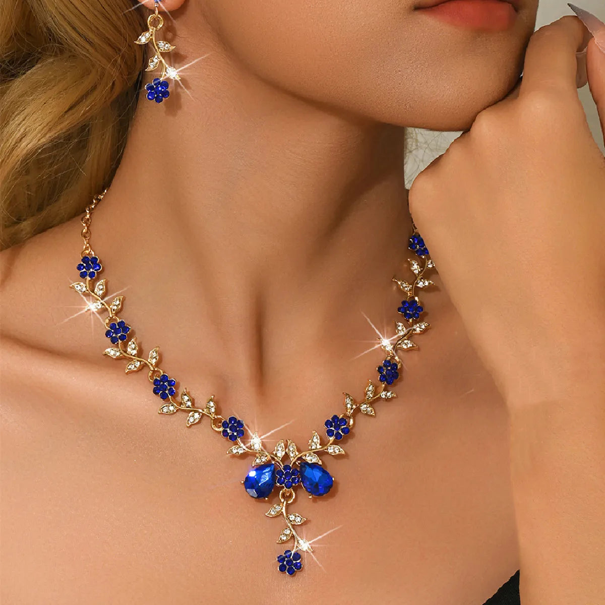 Elegant Flower Design Jewelry Set, Fashion Jewelry for Party, Daily Clothing Decor, Trendy All-match & Exquisite Jewelry    Home Decor Supply | Online Retail | ShoreShopper.com