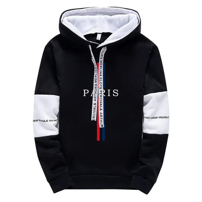 Paris Fashion Hoodies for Men High Quality Hooded Long Sleeve Sweatshirts All Season Daily Casual Sports Pullover Men's Clothes    Home Decor Supply | Online Retail | ShoreShopper.com