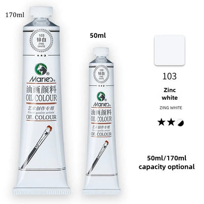Marie's Oil Paint 170ML Oil Painting Art Creation Pigment Large Oil Paint Paint Single Commonly Used 24 Colors    Home Decor Supply | Online Retail | ShoreShopper.com