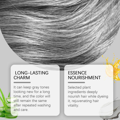 Hoegoa Grey Hair Cream Long Lasting Colour Lock Nourishing Phytocare Trendy Hair Colour Hairdresser - ShoreCo.Shop