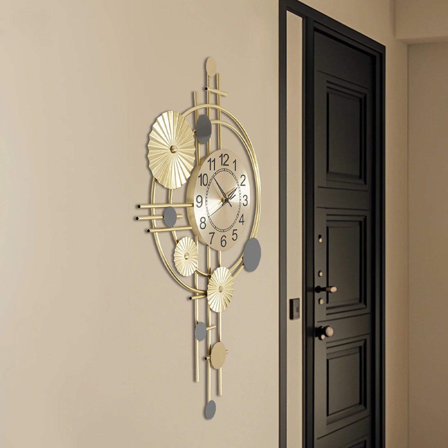Wall Clock Modern Decorative Art Clock Silent Wall Clock Iron Wall Decoration Clock    Home Decor Supply | Online Retail | ShoreShopper.com