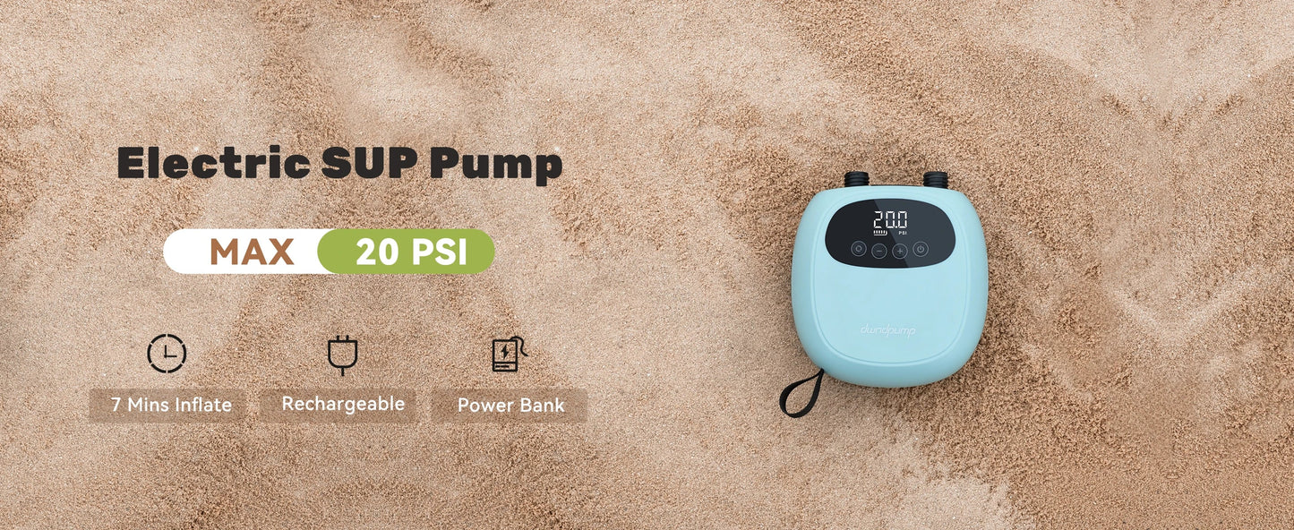 dwndpump Electric 20PSI SUP Pump 38.48Wh Battery Paddle Board Inflation Deflation for Kayak Boat Surfing Board Stand Up Paddle    Home Decor Supply | Online Retail | ShoreShopper.com