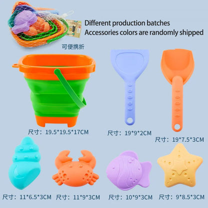 Summer Outdoor Beach Water Play Sand Can Be Folded Beach Bucket Beach Children Toys Sand Digging Shovel Set    Your Coastal Marketplace | Shoreshopper.com