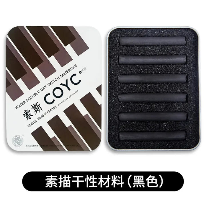 4 Pcs/box Sketch Charcoal Water-soluble Sketching Dry Materials Charcoal Brushes Charcoal Strips Art Painting Supplies    Home Decor Supply | Online Retail | ShoreShopper.com