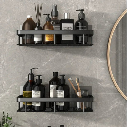 Bathroom Shelf Kitchen Storage Organizer Aluminum Alloy Shampoo Rack Shower Shelf Bathroom Accessories No Drill Shelf    Home Decor Supply | Online Retail | ShoreShopper.com