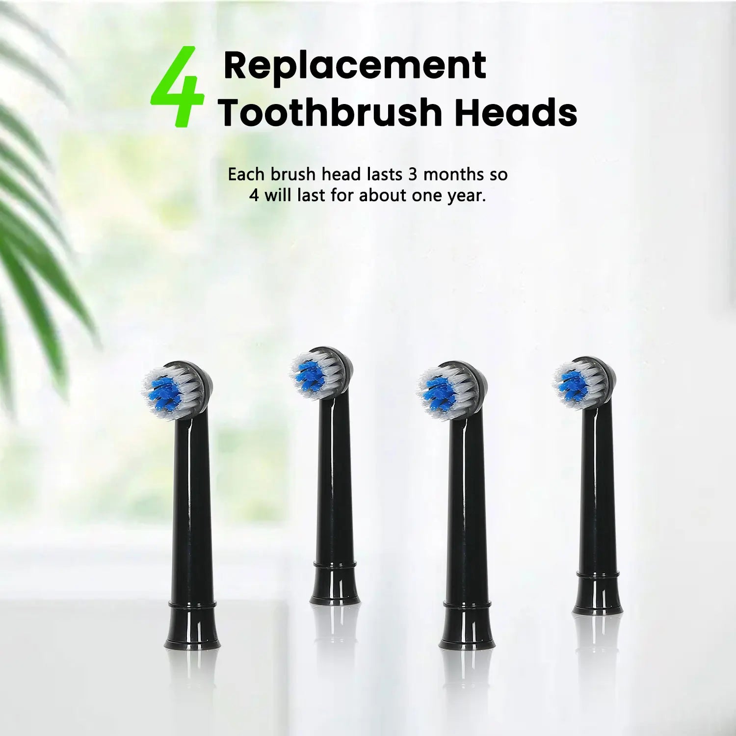 Fairywill Electric Toothbrush T2233Powerful Rotation Cleaning 4 Replacement Heads Rechargeable Sonic Toothbrush for Adults - ShoreCo.Shop