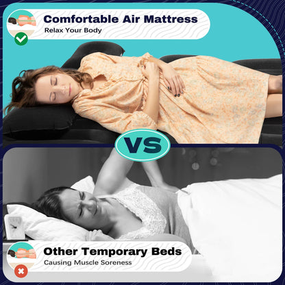 Car Mattress, SUV Car Air Mattresses with 2 Cushions and Pump, Thicker Air Bed for Travel, Camping, Removable Home Furniture    Home Decor Supply | Online Retail | ShoreShopper.com