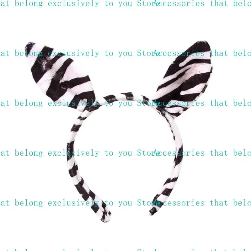 652F Halloween Zebras Ear Headbands Cosplay Zebras Ear Headwear Hairbands Headwear Halloween Hairbands Birthday Party    Your Coastal Marketplace | Shoreshopper.com