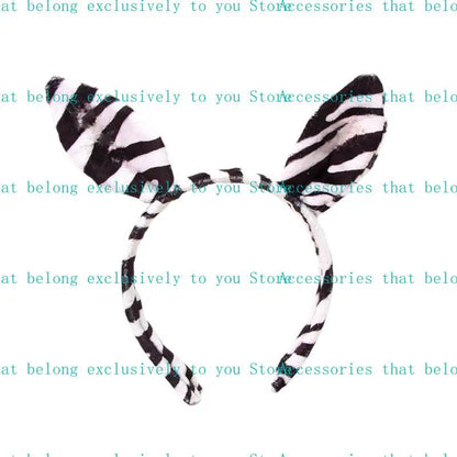 652F Halloween Zebras Ear Headbands Cosplay Zebras Ear Headwear Hairbands Headwear Halloween Hairbands Birthday Party    Your Coastal Marketplace | Shoreshopper.com