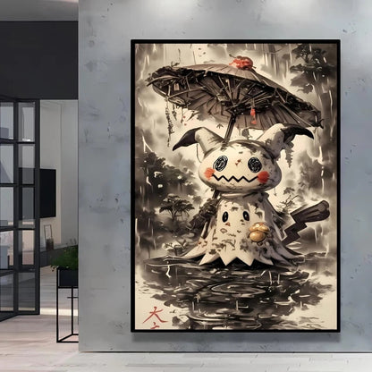 High Quality Pokemon Arcanine Pikachu Wall Painting with Unique Designs and Gorgeous Colors Adding A Touch of Brightness To Wall    Home Decor Supply | Online Retail | ShoreShopper.com