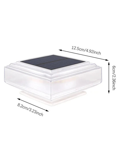30Led Solar Pillar Light, Post Caps Lights, Waterproof Fence Post Lamp Outdoor, for Garden Wooden Post Lawn Camping Summer Decor    Your Coastal Marketplace | Shoreshopper.com
