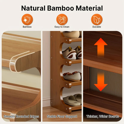 Multi-Tier Shoe Storage Rack, Compact Space-Saving Easy Assembly, Square Shelves for Entryway Dorms Apartments Home Desk Drawer    Home Decor Supply | Online Retail | ShoreShopper.com