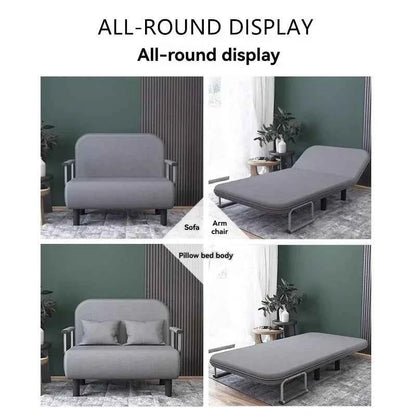 Modern folding sofa bed apartment small apartment simple single and double folding sofa with armrest