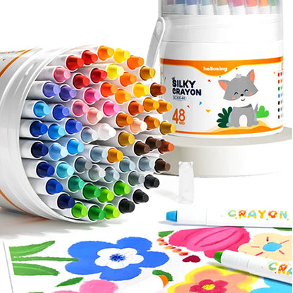 12-Piece/24-Piece Silky Smooth Crayon Set Twist-Up Crayons, Washable Crayons Travel Art Supplies School & Home Art Supplies    Home Decor Supply | Online Retail | ShoreShopper.com