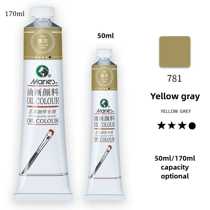Marie's Oil Paint 170ML Oil Painting Art Creation Pigment Large Oil Paint Paint Single Commonly Used 24 Colors    Home Decor Supply | Online Retail | ShoreShopper.com