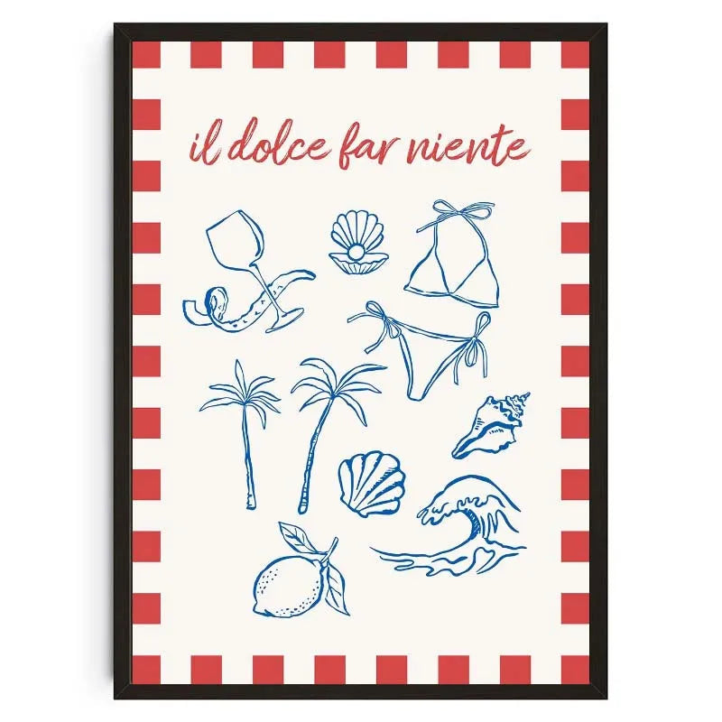 Seashells Meet Me At The Beach Poster Summer Sea Bikini Coastal Quotes Canvas Painting Trendy Wall Art Room Home Decor    Your Coastal Marketplace | Shoreshopper.com