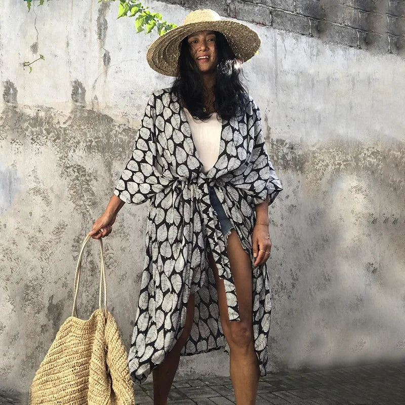Beach Dress Tunic Cover up Embroidery Kaftan Saida de Praia Women Bikini Cover-up Pareo Sarong Beachwear    Your Coastal Marketplace | Shoreshopper.com