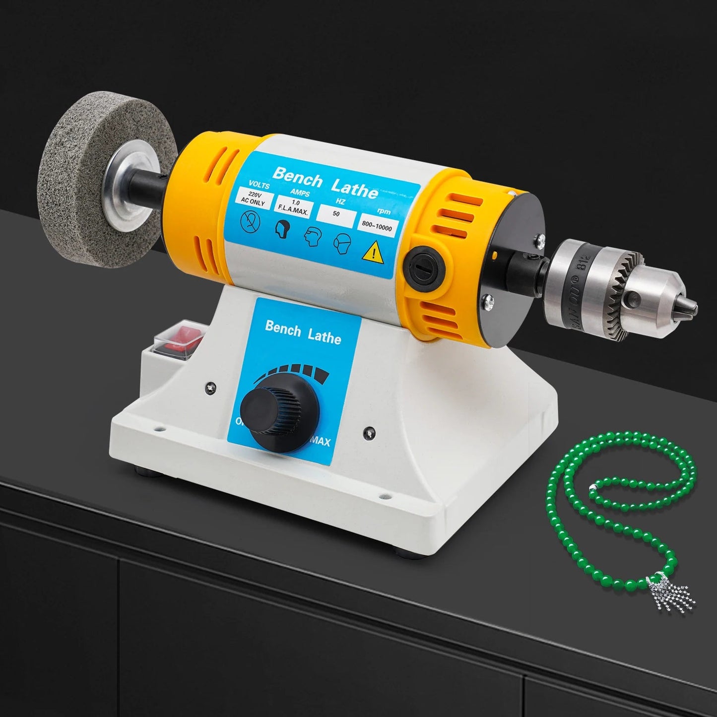 320W Polisher Grinder Machine 10000R/min Anti-rust Benchtop Polisher Grinder for Cutting and Carving for Jewelry/Wood/Dental    Home Decor Supply | Online Retail | ShoreShopper.com