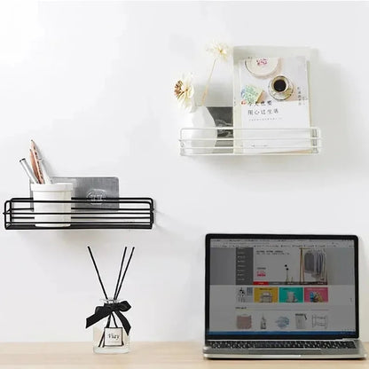 Toilet Storage Rack Bathroom Shelf No-Drill Corner Shelf Shower Wall Mounted Shelf Bracket Bathroom Accessory Organizer Shampoo    Home Decor Supply | Online Retail | ShoreShopper.com