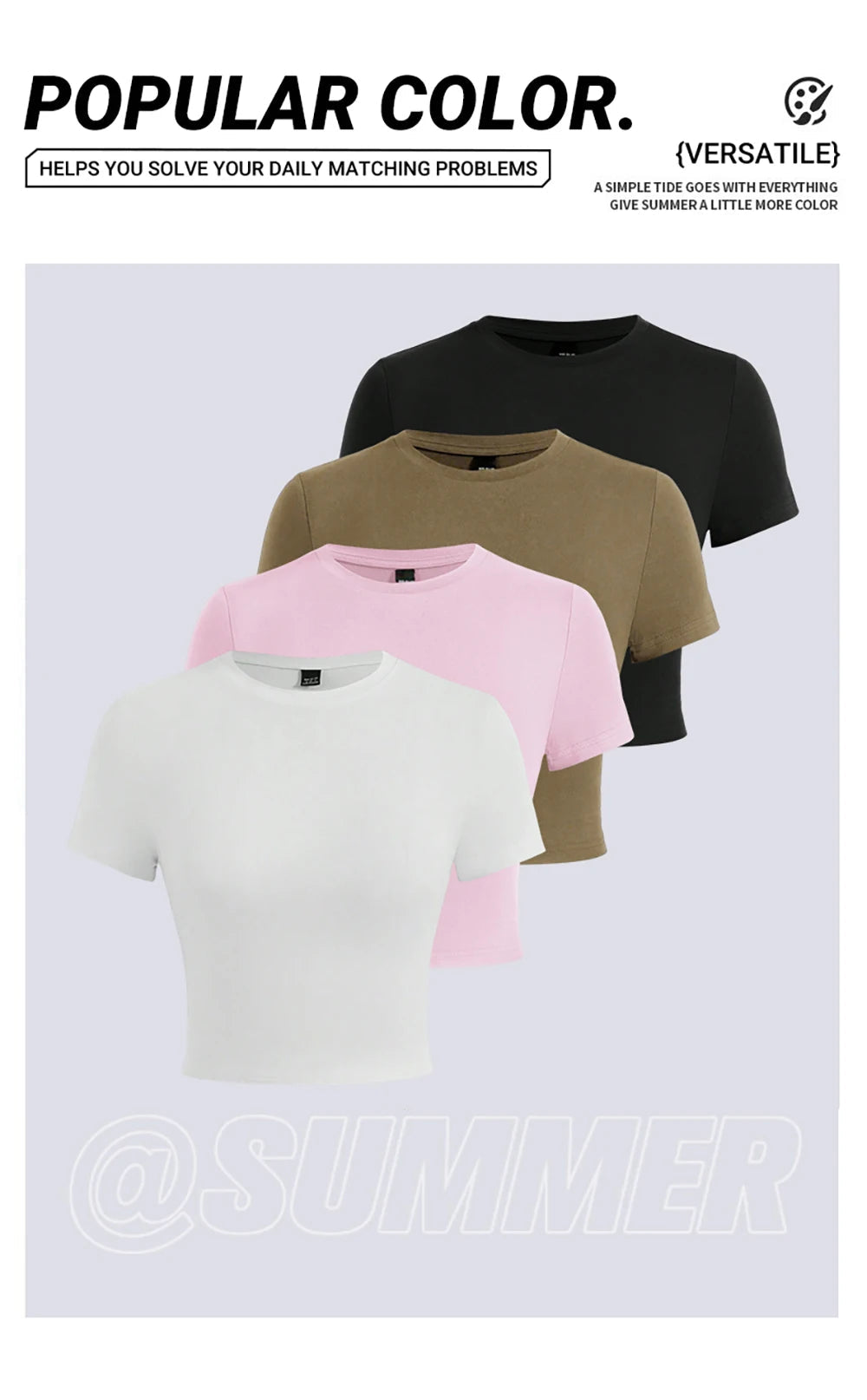 Paris City Of Love Since 259 Art Letter Print Women T Shirt Summer Short Sleeve Hip Hop Crewneck Clothes Slim Yoga Crop T-Shirts    Home Decor Supply | Online Retail | ShoreShopper.com