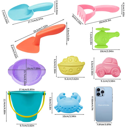 Baby Beach Toys Children Outdoor Summer Sand Play Set Infants Digging SandPlastic Shovels Buckets Water Play Beach Toys for Kids    Your Coastal Marketplace | Shoreshopper.com