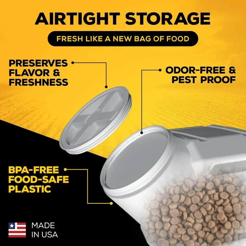 Vittles Vault Pet Food Storage Containers - Sealed Dog and Cat Food Storage Container, Fits up to 50lbs, Made in the USA    Home Decor Supply | Online Retail | ShoreShopper.com