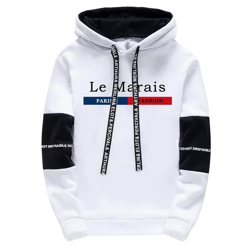 Paris Fashion Hoodies for Men High Quality Hooded Long Sleeve Sweatshirts All Season Daily Casual Sports Pullover Men's Clothes    Home Decor Supply | Online Retail | ShoreShopper.com