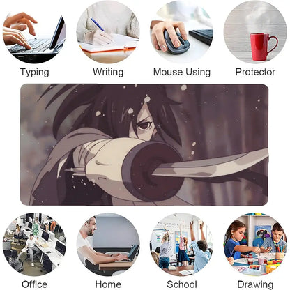 Anime The L-Legend Of Dororo And Hyakkimaru Mouse Pad Mousepad Large Gaming LockEdge Thickened Computer Keyboard Table Desk Mat - ShoreCo.Shop