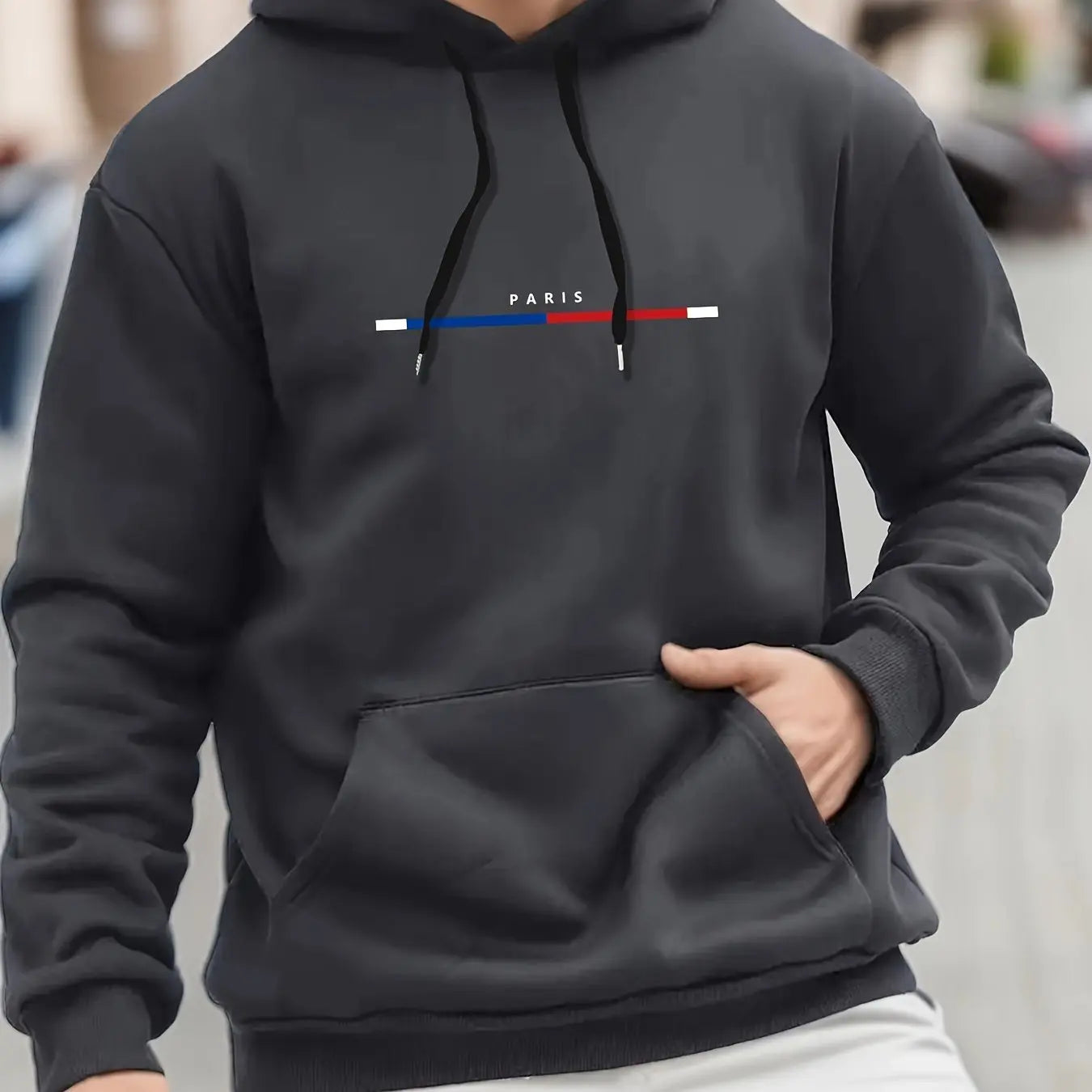 Paris Print Hoodies Tshirt  For Men Casual Autumn Winter    Home Decor Supply | Online Retail | ShoreShopper.com