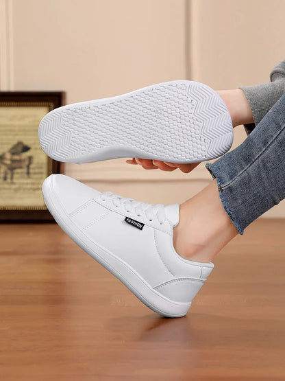 Women Shoes Wide Barefoot Shoes for Women Minimalist Artificial Leather Casual Comfortable Flats White Shoes Walking Sneakers    Your Coastal Marketplace | Shoreshopper.com