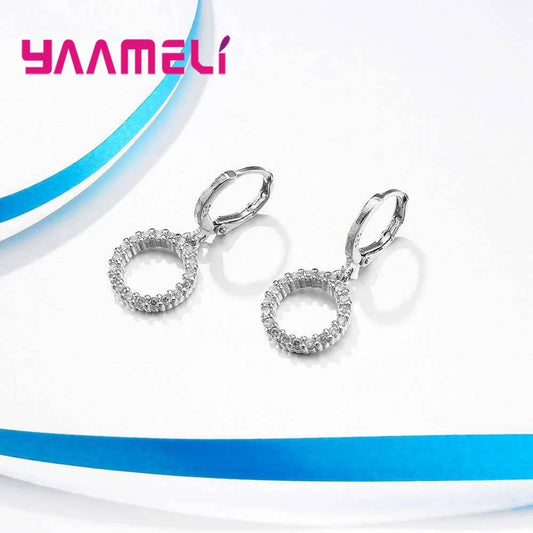 925 Sterling Silver Jewelry Set Necklace And Earrings For Women Party Wedding Engagement Accessories    Home Decor Supply | Online Retail | ShoreShopper.com