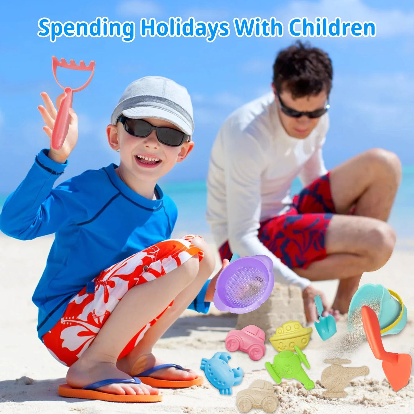 Baby Beach Toys Children Outdoor Summer Sand Play Set Infants Digging SandPlastic Shovels Buckets Water Play Beach Toys for Kids    Your Coastal Marketplace | Shoreshopper.com