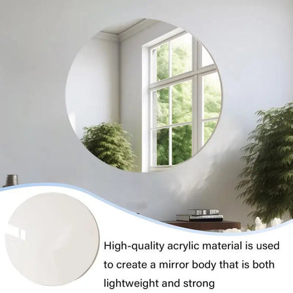 Acrylic Mirror Sheet Frameless Bathroom Wall Mirror Stickers Adhesive Bathroom Vanity Mirrors Waterproof Room Wall Decor For    Home Decor Supply | Online Retail | ShoreShopper.com