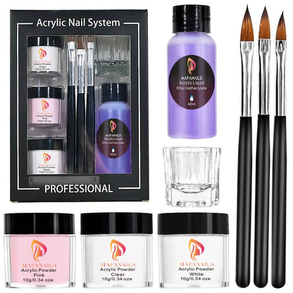 Nail Kit Set Acrylic Powder Monomer Acrylic Liquid For Nail Extension Professional Gel Manicure Set False Nails Art Tools Set *&    Home Decor Supply | Online Retail | ShoreShopper.com