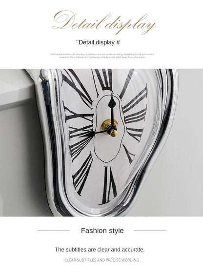Novel Salvador Dali Style Melting Distorted Surreal Wall Clock    Home Decor Supply | Online Retail | ShoreShopper.com